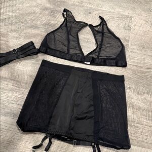 Elegant Black Sheer Lingerie Set* RePosh*